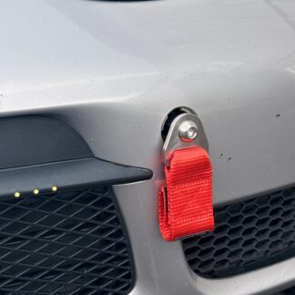 Conquer Racing Tow Strap Hook Set — Porsche 986 / 987 / 996 / 997 (Front & Rear Pair)